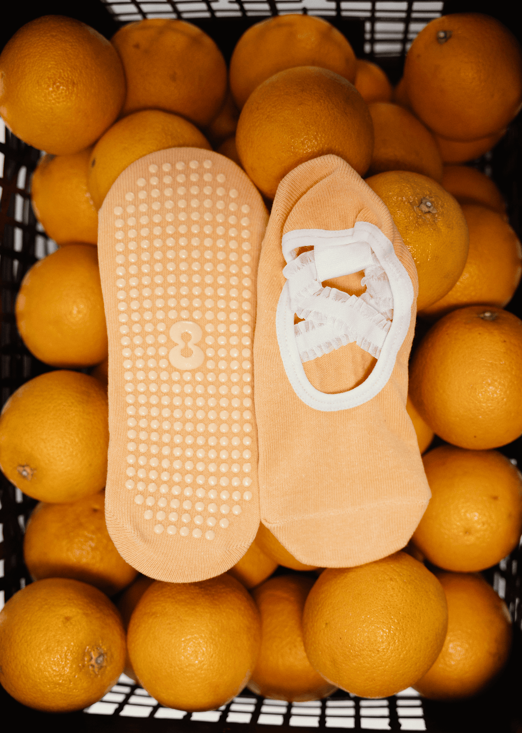 Pilates Socks - Orange