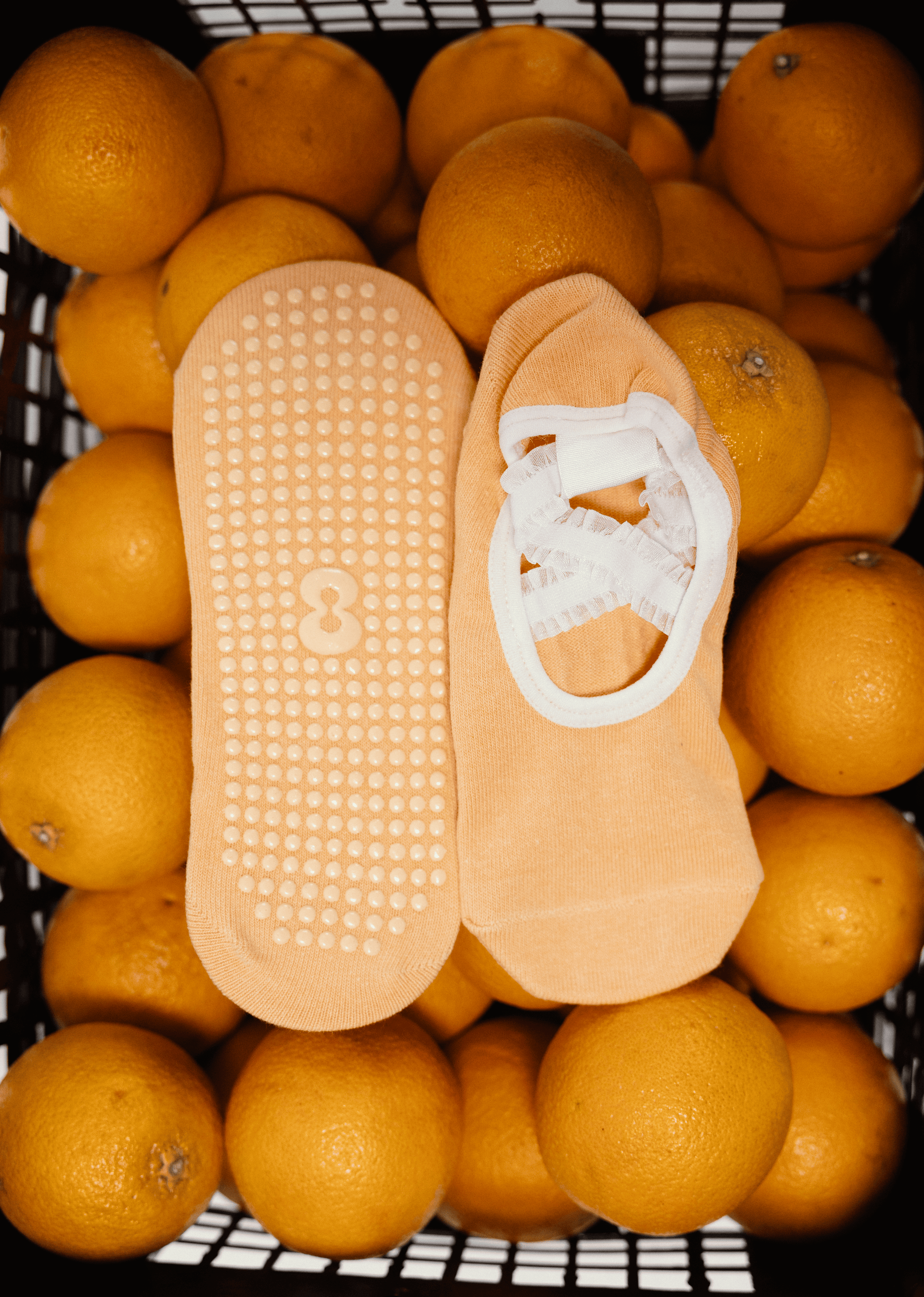 Pilates Socks - Orange